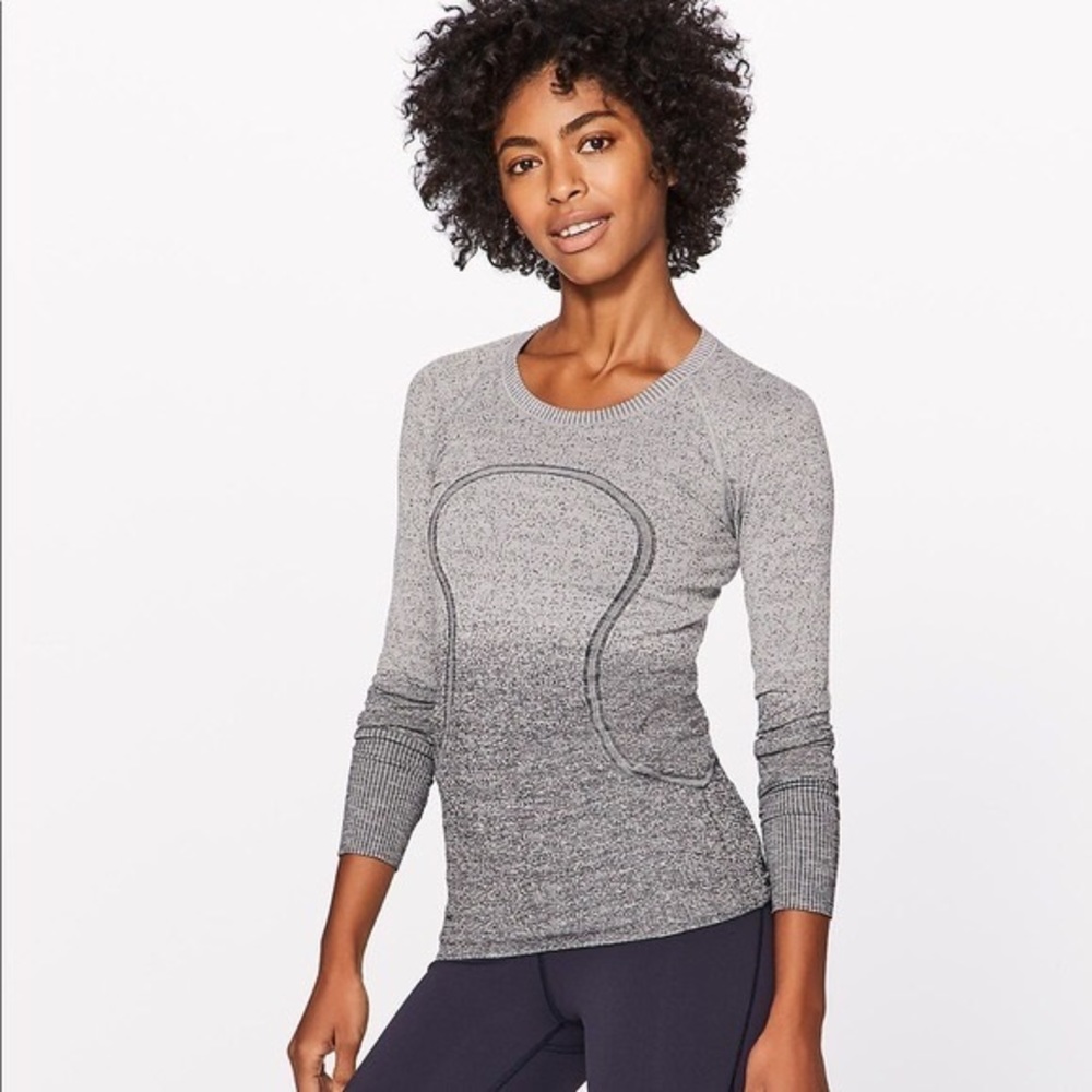 RARE! Lululemon Long Sleeve Swiftly Tech Ombré Sz 6